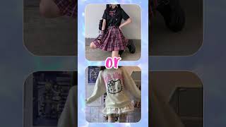 Kuromi vs Hello Kitty 💙 #shorts #hellokitty #kuromi #choose #aesthetics #viralvideo #sanrio