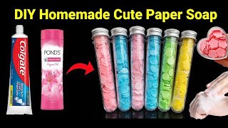 Homemade Paper Soap Making Kit/easy homemade paper soap/how to make paper soap at home 