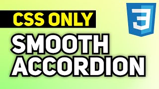 CSS Only Accordion Tutorial | Pure CSS Accordion with Plus Minus for Every Website