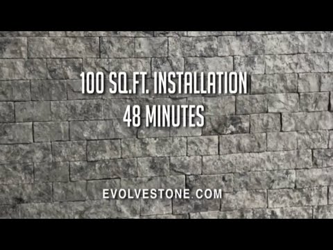 Evolve Stone: Nailable Stone Veneer Speed Test