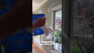 Painting HACK! 💪#painting #paint #diy #homeinspiration #diytips #diyhacks #diyhack #easycleaning