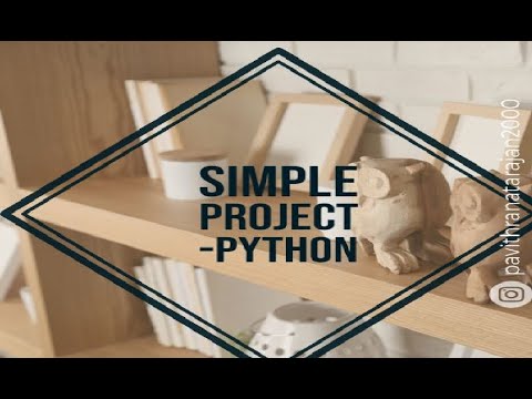 Simple project using python