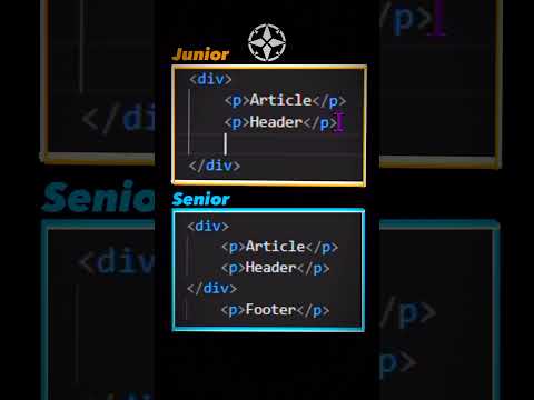 Become a senior developer junior Vs senior #youtubeshorts