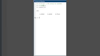 Create a 2D array of random numbers in MATLAB