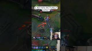 Bauss gave up on AP Irelia 🤣🤣 AD Better 😎 #shorts #lol #bausffs