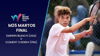 Darwin Blanch (USA) v Clement Chidekh (FRA)  | M25 Martos final highlights | ITF World Tennis Tour