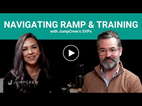 Navigating Ramp & Training in Sales with JumpCrew's SVPs
