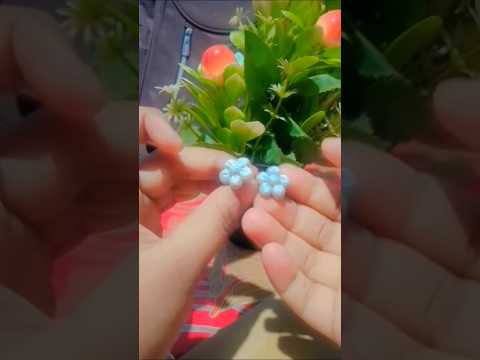 Clay earrings making at home | Clay dul banano 🌸 #shorts #clay #viralvideo