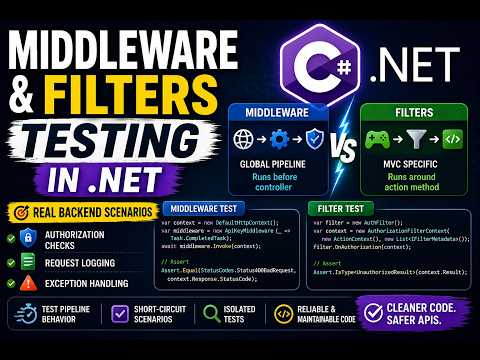 Middleware & Filters Testing in .NET | Real Backend Scenarios