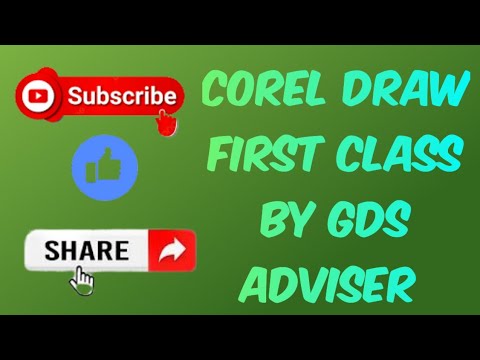 Corel Draw class #1 by GDS Adviser(Learning of pick tool)........... ||GDS Adviser