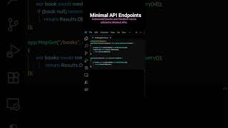 Minimal API Endpoints in .Net Core | #coding #shorts #skdotnetcodingconcept #dotnetcore #apidesign