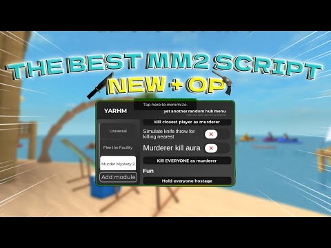 [NEW OP] MURDER MYSTERY 2 SCRIPT 🌊 | SILENT AIM, AUTO FARM, TELEPORT, CHAMS | PC/MOBILE | PASTEBIN