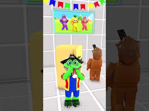 Zappy Sneaks Coca from Tung Tung - Funniest Roblox Animation #zenoblox #funny #shorts