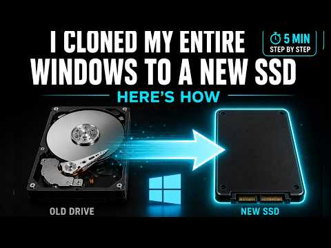 I Cloned My Entire Windows Drive to a New SSD — Here's How