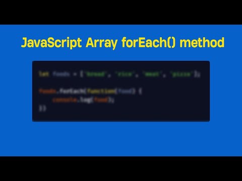 JavaScript ForEach Loop Tutorial in Urdu | Array iteration foreach loop in Javascript