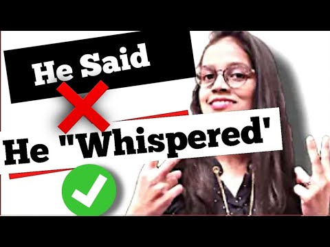 🛑Stop Using  "Said" |🛑 He "Said" |🛑They "Said"| ✔️Use These 20 New Words✔️ Instead..