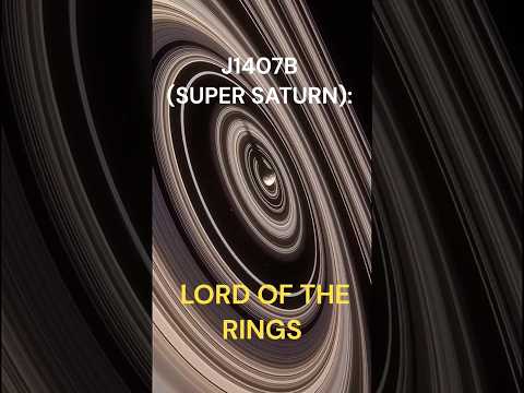 LORD OF THE RINGS : J1407B (Super Saturn) #saturn #space #viral #shorts #viralshorts #J1407b