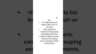 Html tag with Representation
