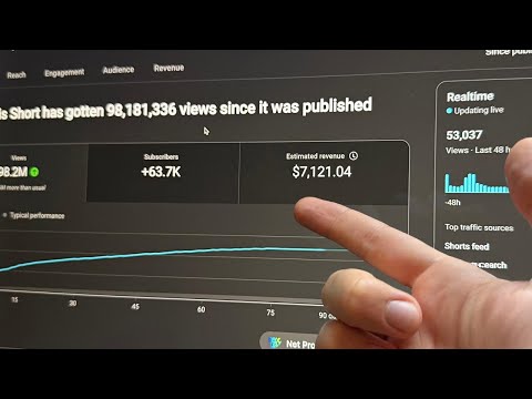$7,121 With 1 Faceless YouTube Short - Just Copy Me
