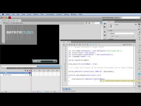 Flash CS4 - Mp3 Player Básico - Parte 3