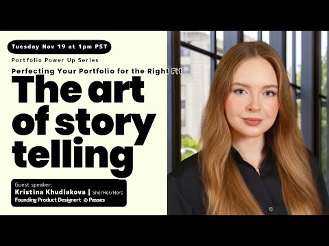 🌏 The art of Story Telling: Perfecting Your Portfolio for the Right Fit