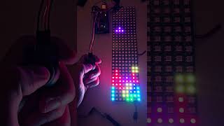Arduino LED Tetris Game dev - stack logic #arduino #ledlights #mechatronics #tetris #retrogaming