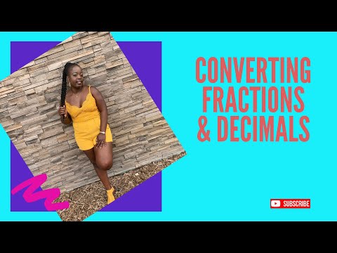 MATHS Simplified- Converting FRACTIONS & DECIMALS
