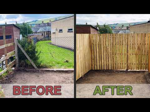 Easy DIY Garden Fence Build - Step by Step