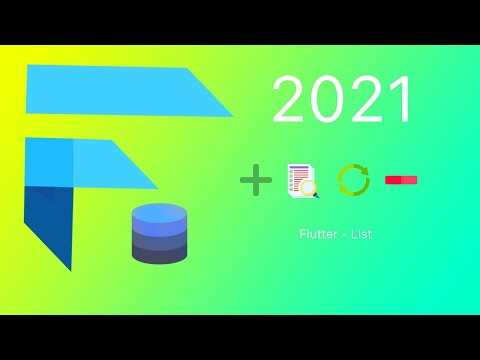 flutter  CRUD (2021) Future FutureBuilder, ListView.builder  tutorial (2/3)