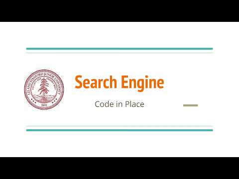 search engine | code in place | python project