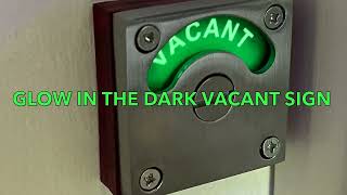 Model D-100 LED Occupied & Vacant Bathroom Privacy Indicator Lock