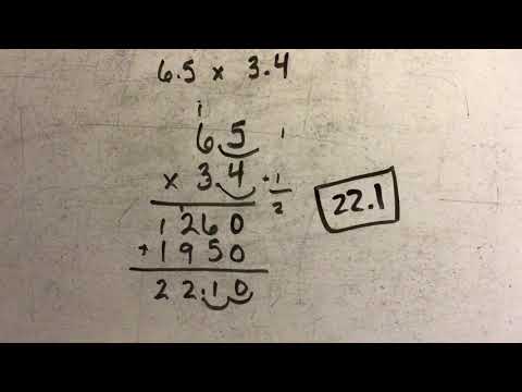 Multiplying Decimals
