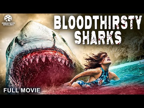 BLOODTHIRSTY SHARKS Full Hollywood Action Horror Movie | English Movie | Brinke, Vida | Free Movies