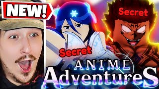 Obtaining New Limited SECRET characters in Anime Adventures Update 20 Roblox!