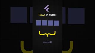 Boost Your Flutter Skills with Rows! #coding #codingshortcuts #softwaredevelopment #programming