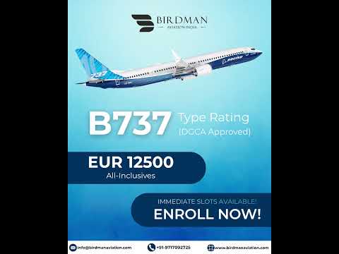 B737 Type Rating Course | DGCA Approved | Birdman Aviation India