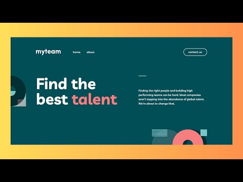 MyTeam figma | HEADER | HERO | HTML | CSS | FIGMA