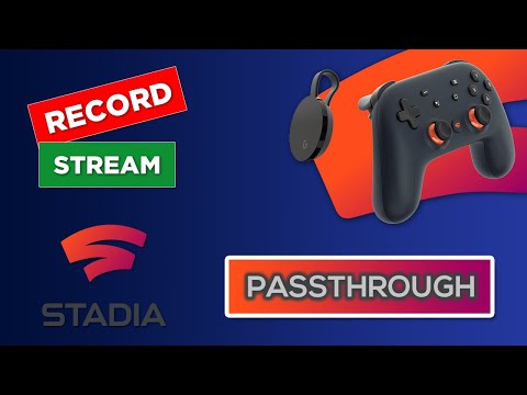 How you can Record or Stream your Google Stadia using a HDMI splitter!!