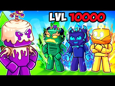 Building the STRONGEST FRUIT ONLY Crew in Blox Fruits...