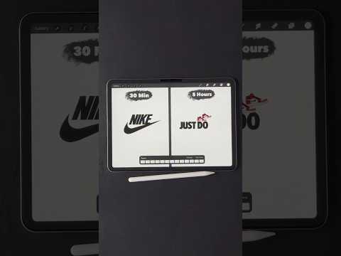 Nike Logo Animation 🤩 #nike #logo #brand #beautiful @Nike