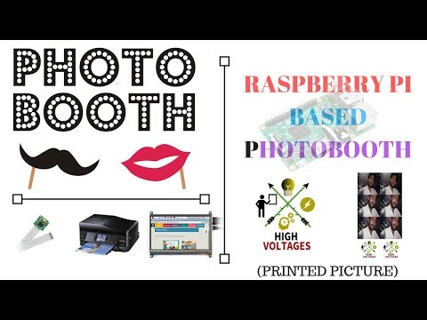 Photo booth using Raspberry Pi DIY