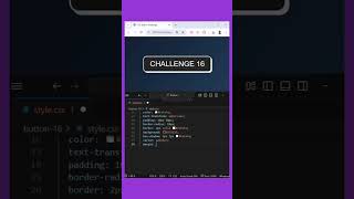 CSS Tutorial | CSS Button Design Challenge 16 #webdesign #css3 #shorts  #csstutorial #coding