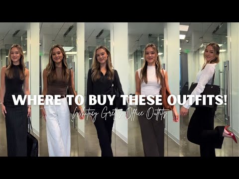 Where to Buy Whitney Grett’s Viral TikTok Office Outfits | Workwear Shopping Guide