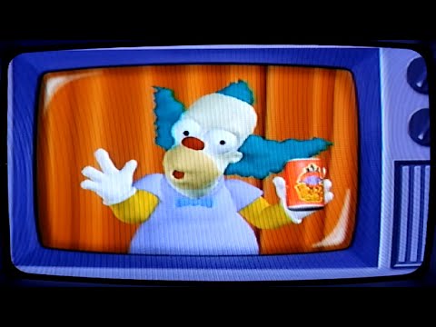 The Simpsons Hit & Run officially captured on a CRT and Nintendo GameCube