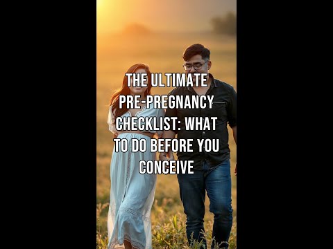 The Ultimate Pre Pregnancy Checklist What to Do Before You Conceive #lifestyleparentingjourney