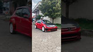 modifikasi mobil peugeot 206 #modifikasimobil #peugeot #206