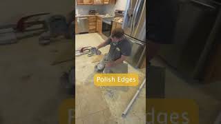 Shower floor tile cutting tips