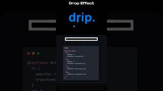 drip effect #html #cssproperties #css