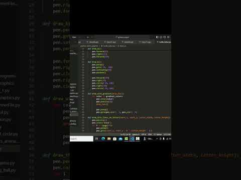 Letter Animation Using Python ♥️💕 With Short Lines Of Code #shortvideo #viralshorts #python