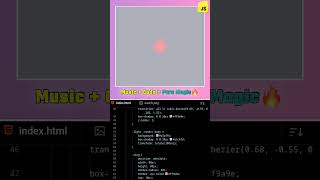 💥 Click Karo, Space Magic Dekho In 8s! Cosmic Toggle Using HTML CSS JavaScript | DevZiaul #Shorts